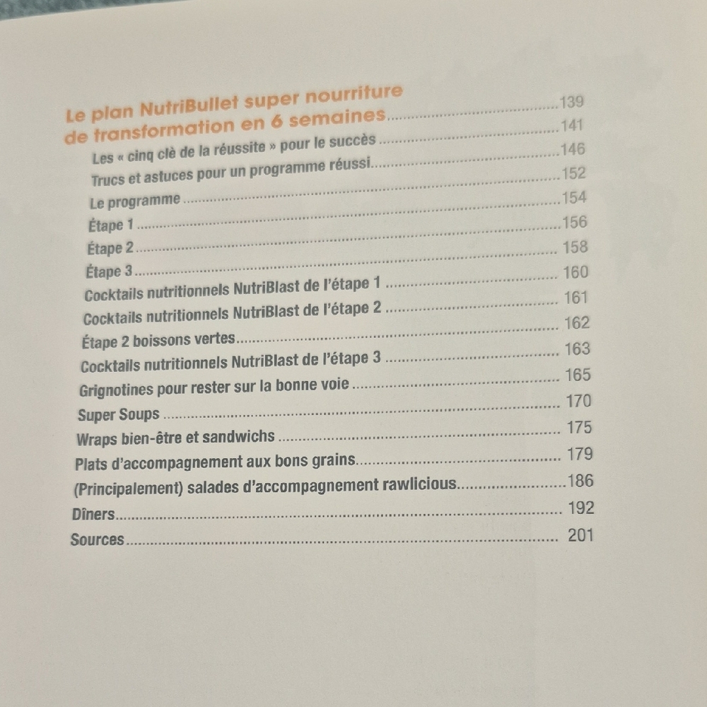 Nutribullet Natural Healing Book in French - Picture 16 of 17